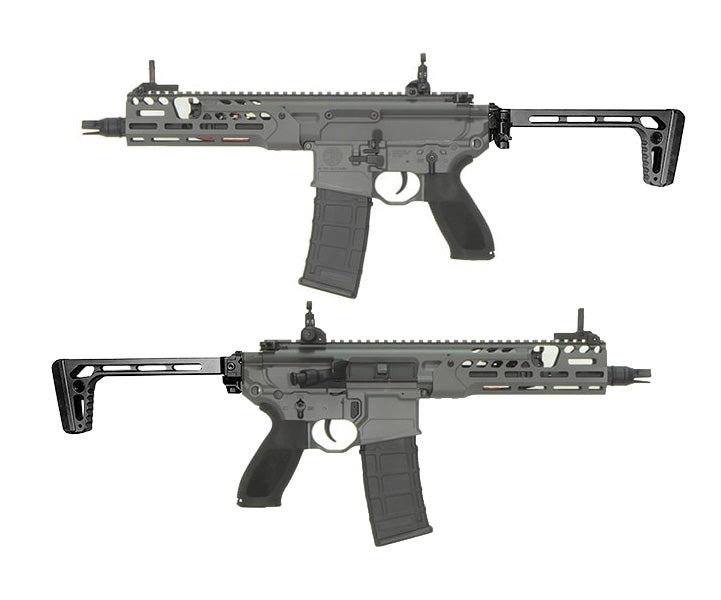 APEX FORCE MCX SPEAR LT SBR 8'' AEG Airsoft Rifle (ETU Ver., Gray)