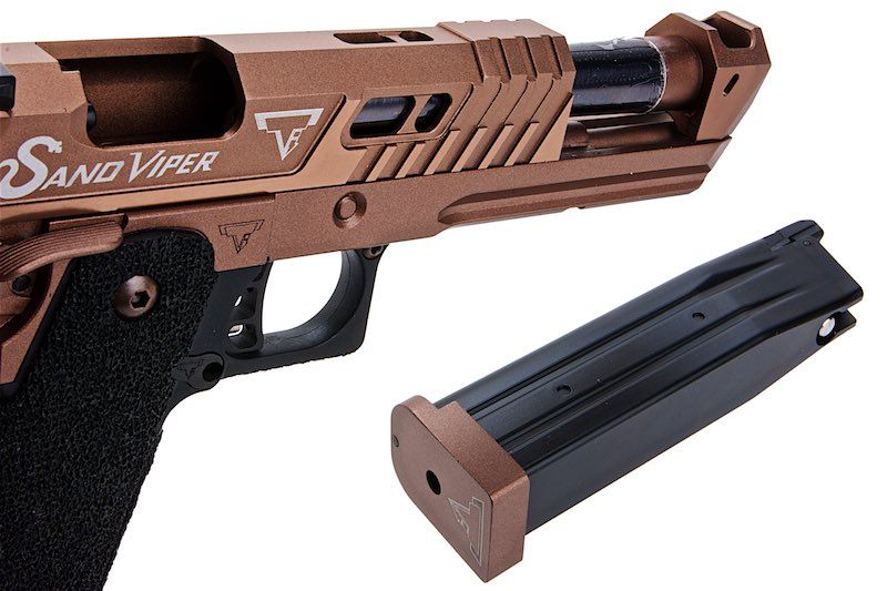 ARMY ARMAMENT TTI Sand Viper Airsoft GBB Pistol (CNC SLIDE, GLOSSY FINISH VER.)