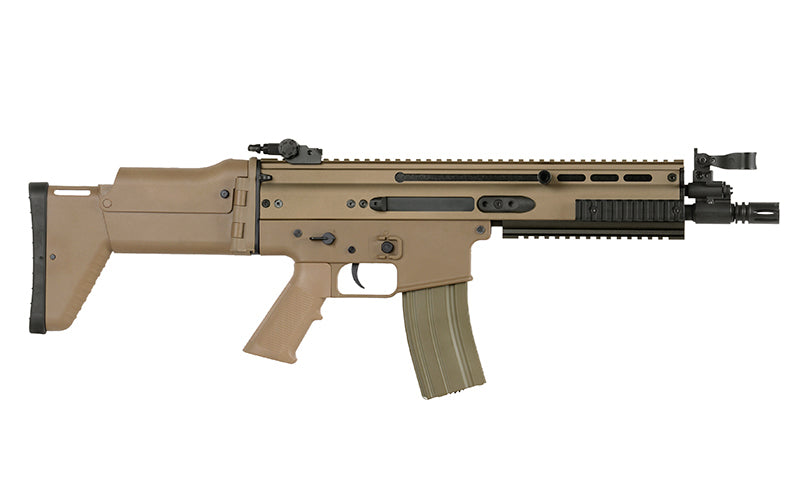 Double Bell MK16 SCAR-L CQC Airsoft Rifle Tan