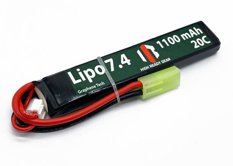 HRG Graphene 7.4V Lipo Battery (20C, 1100mAh, Tamiya)