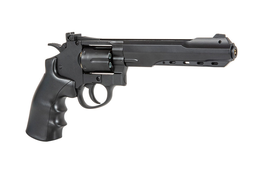 WELL G296C Full Metal 6mm C02 Swing Out Revolver (Black)