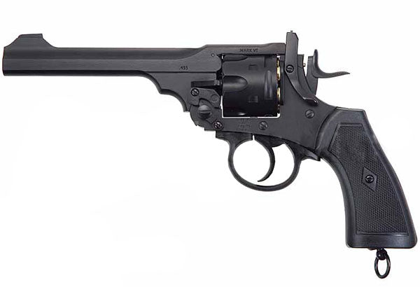 WINGUN Webley Mark VI 6MM BB C02 Revolver (Black)