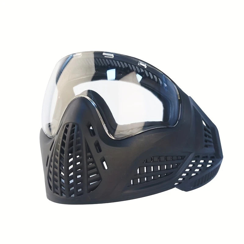 Clear Lens Full-sealed Paintball/Airsoft Mask