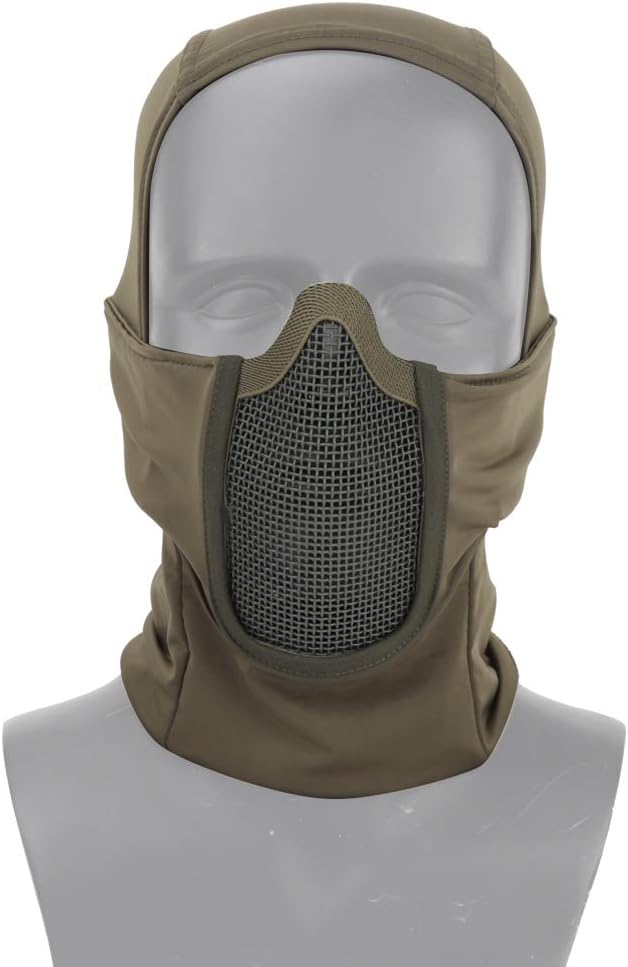 Balaclava Mesh Mask Green