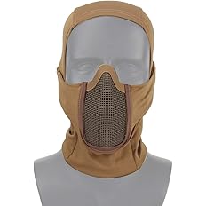 Balaclava Mesh Mask Tan