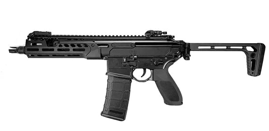 APEX FORCE MCX SPEAR LT SBR 8'' AEG Airsoft Rifle (ETU Ver., BK)