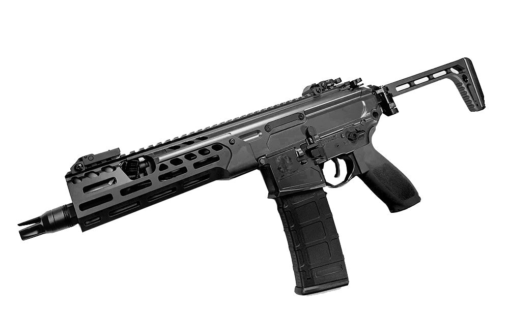 APEX FORCE MCX SPEAR LT SBR 8'' AEG Airsoft Rifle (ETU Ver., BK)
