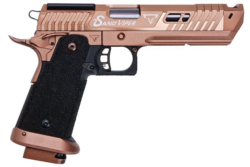 ARMY ARMAMENT TTI Sand Viper Airsoft GBB Pistol (CNC SLIDE, GLOSSY FINISH VER.)