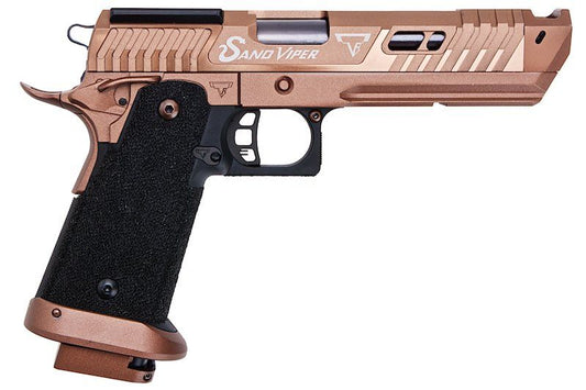 ARMY ARMAMENT TTI Sand Viper Airsoft GBB Pistol (CNC SLIDE, GLOSSY FINISH VER.)