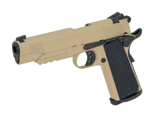 Army Armament Full Metal R28 1911 Warrior GBB Tan Airsoft Pistol
