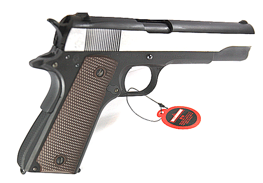 BELL M1911 FULL METAL PISTOL (FULL MARKING, GREEN GAS, TWO-TONE)
