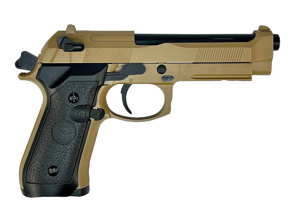 Double Bell Full Metal Taurus M92 GBB Pistol (Tan)