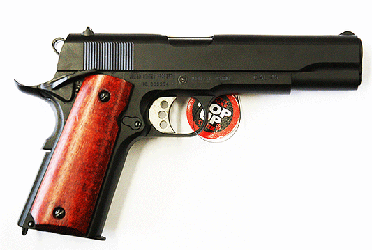 BELL M1911 CLASSIC GBB PISTOL (OAK GRIP, GREEN GAS, TYPEB)