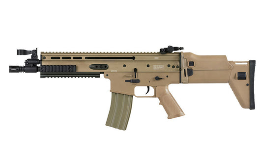 Double Bell MK16 SCAR-L CQC Airsoft Rifle Tan
