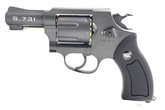 WINGUN G3731 2.5INCH C02 High Power Airsoft Magnum Revolver (BK)