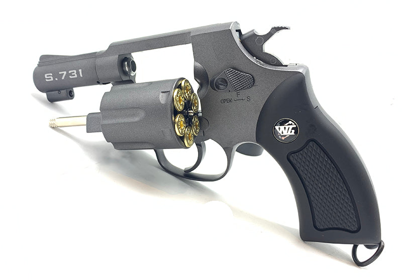 WINGUN G3731 2.5INCH C02 High Power Airsoft Magnum Revolver (BK)