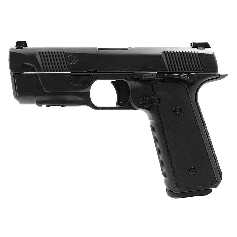 EMG/Hudson™ H9 Gas Blowback Airsoft Parallel Training Pistol BK