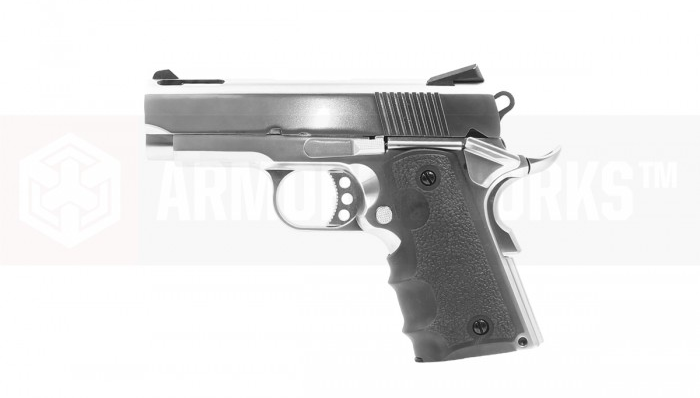 Armorer Works Custom NE1001 1911 V10 GBB Pistol (Silver)