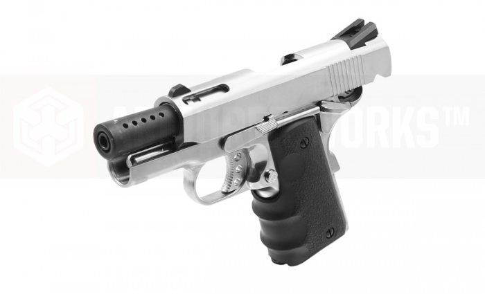 Armorer Works Custom NE1001 1911 V10 GBB Pistol (Silver)