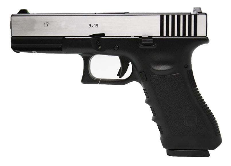 Army Armament Full Metal R17-Y GBB Airsoft Pistol SILVER