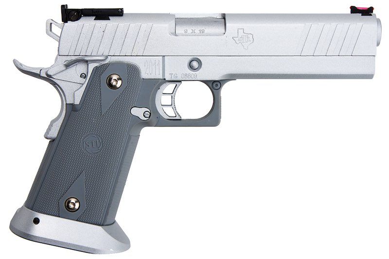 Army Armament R609 STI 2011 GBB Airsoft Pistol Silver