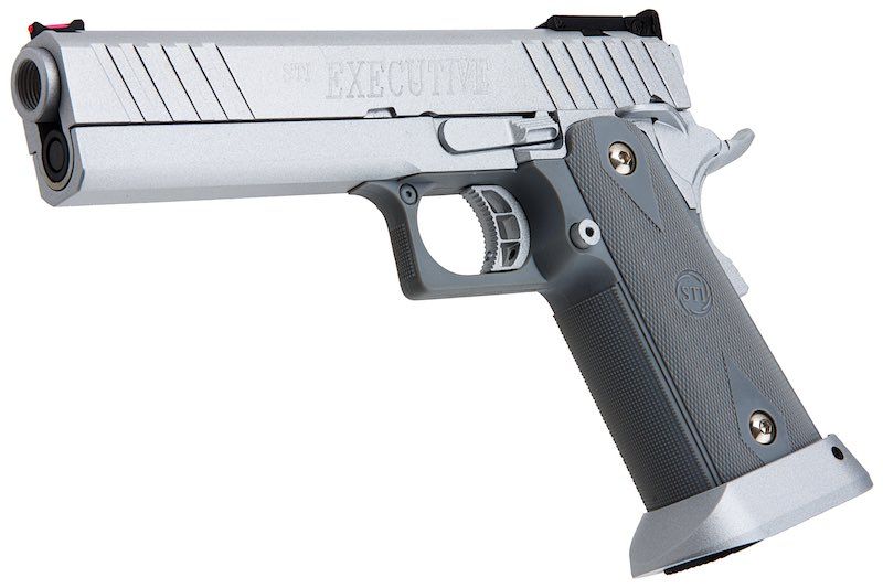 Army Armament R609 STI 2011 GBB Airsoft Pistol Silver