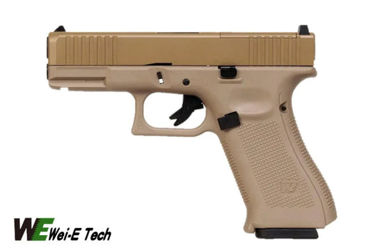 WE TECH G19X MOS Gen 5 Gas Blowback Pistol- Tan
