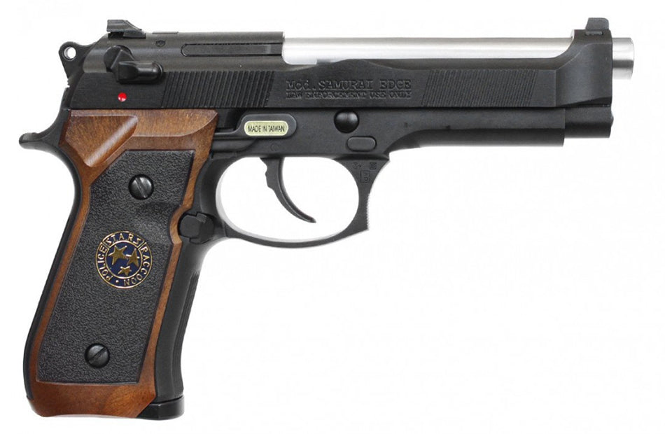 WE TECH SAMURAI EDGE Standard Full Metal M92 BK(Semi, Green gas)