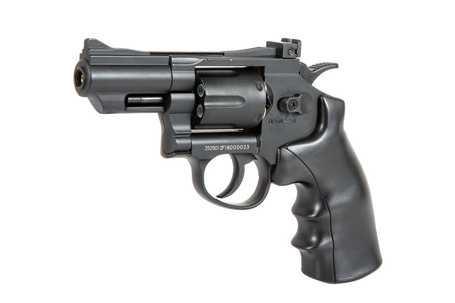 WELL G296A Full Metal 6MM Swing Out Revolver (Black)