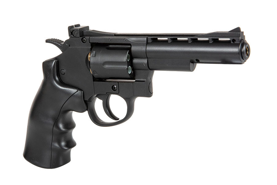 WELL G296B Full Metal 6MM C02 Swing Out Revolver (Black)