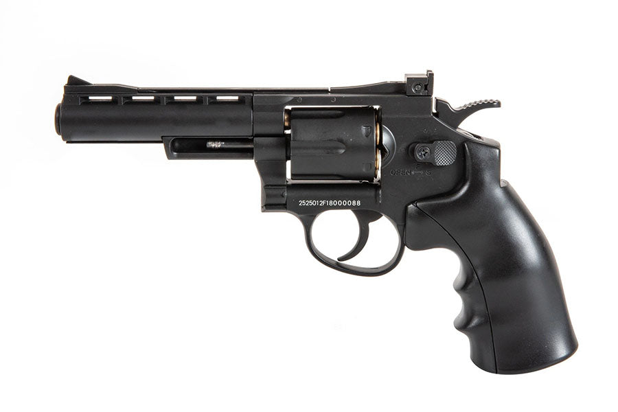 WELL G296B Full Metal 6MM C02 Swing Out Revolver (Black)