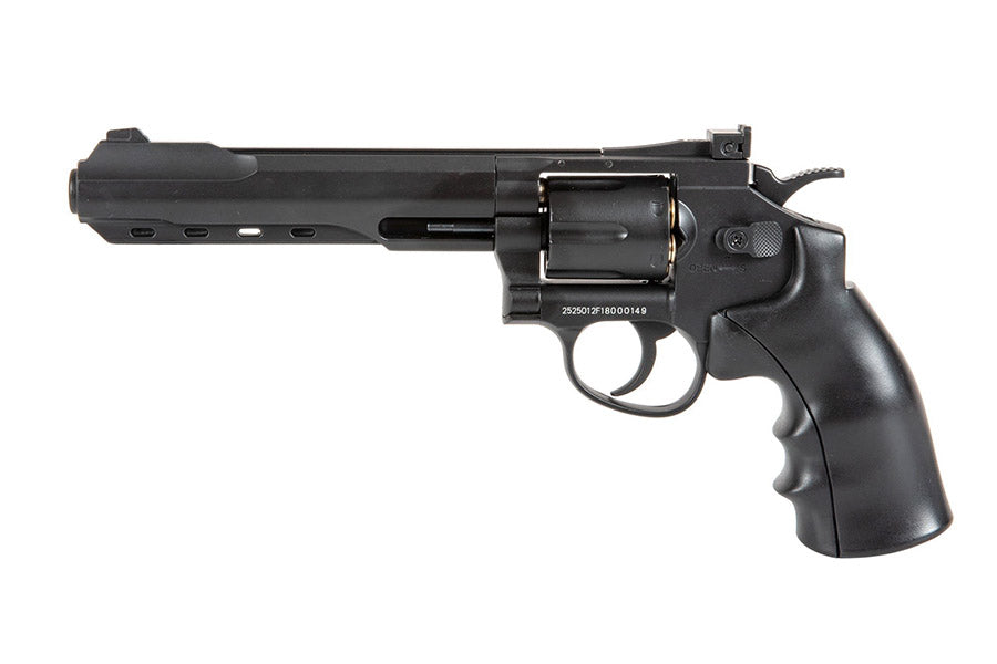 WELL G296C Full Metal 6mm C02 Swing Out Revolver (Black)