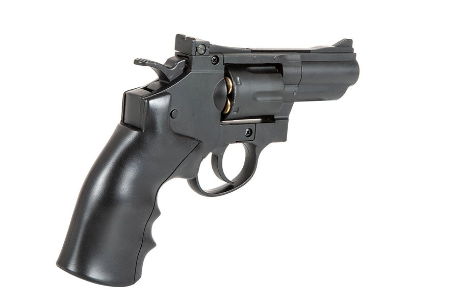 WELL G296A Full Metal 6MM Swing Out Revolver (Black)