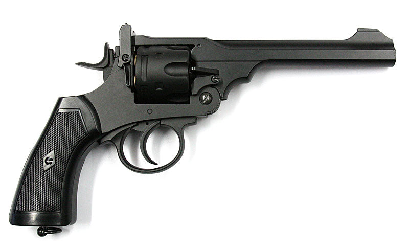 WELL Webley 6MM BB C02 Revolver (Black)