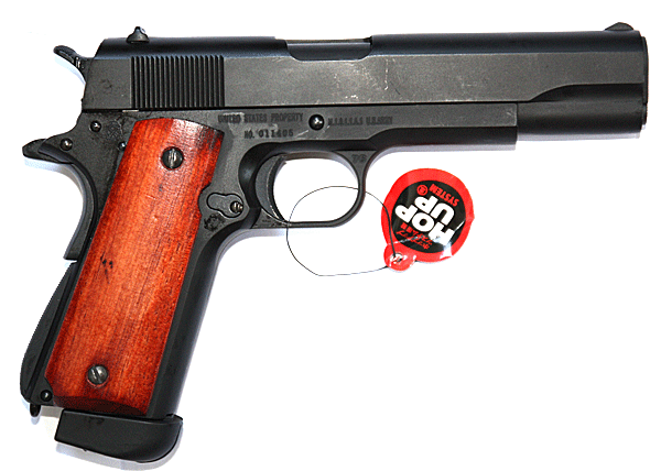 BELL M1911 CLASSIC GBB PISTOL (OAK GRIP, GREEN GAS, TYPEA)