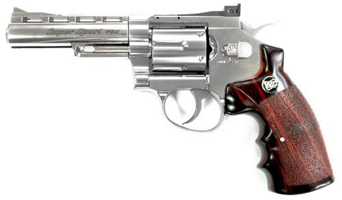 WINGUN 4INCH C02 High Power Airsoft Magnum Revolver (SV)