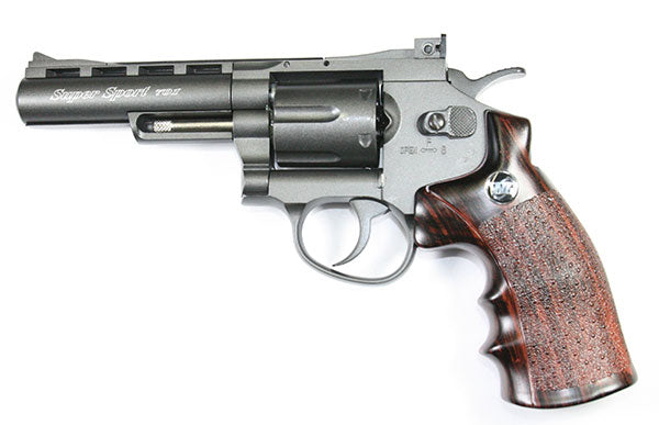 WINGUN 4INCH C02 High Power Airsoft Magnum Revolver (BK)