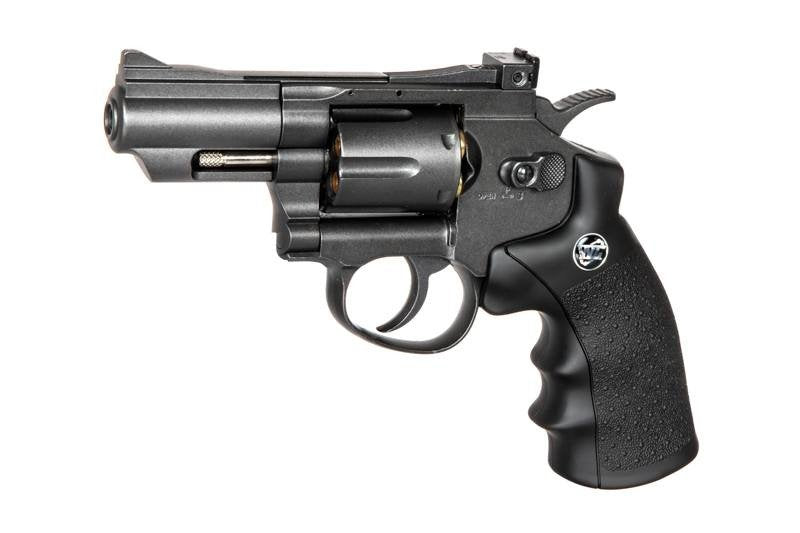 WINGUN 2.5INCH C02 High Power Airsoft Magnum Revolver (BK)
