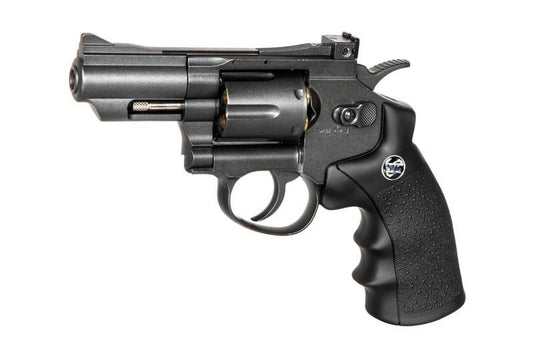 WINGUN 2.5INCH C02 High Power Airsoft Magnum Revolver (BK)